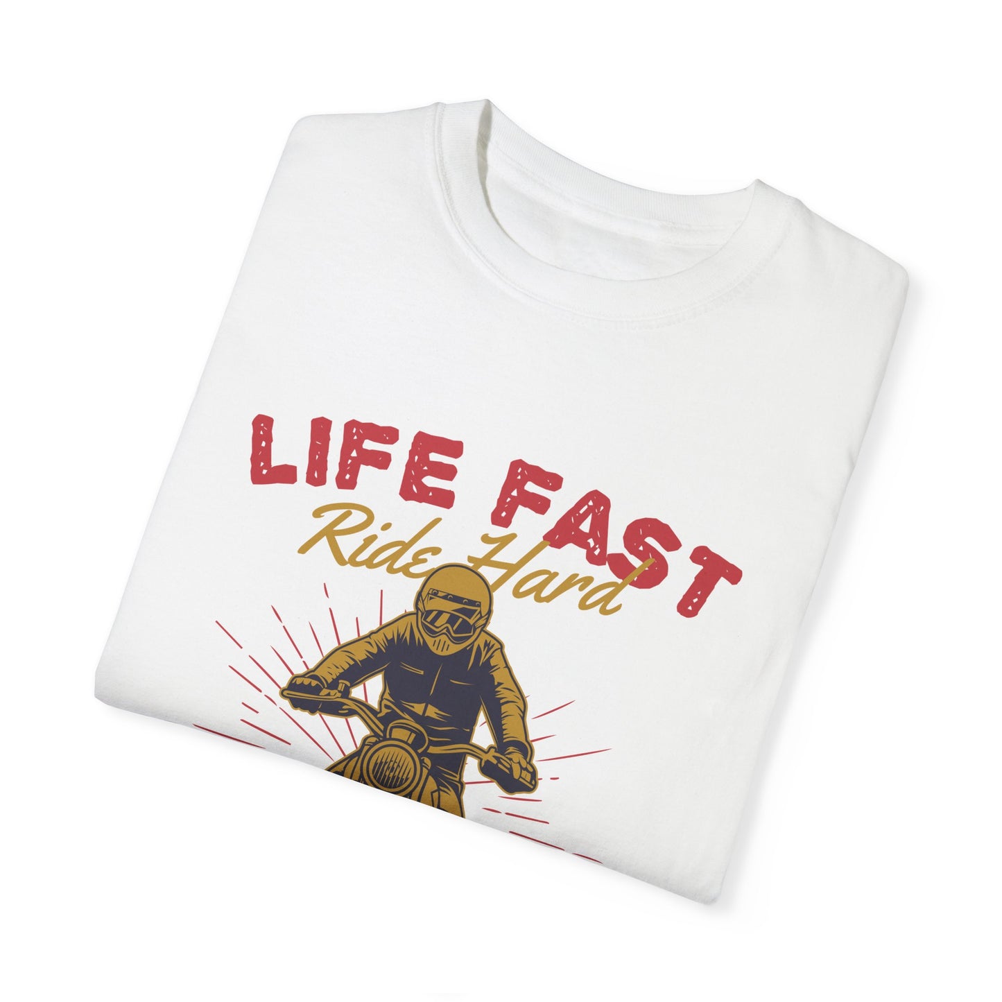 Life Fast - Unisex Garment-Dyed T-shirt