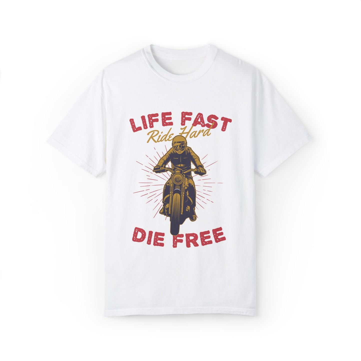 Life Fast - Unisex Garment-Dyed T-shirt